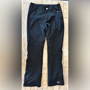 NILS Women's Black Waterproof 20k mm, Breathable 15K g Ski Hike Pant EUC Size 8